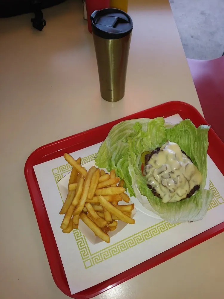 Mushroom Swiss on Lettuce